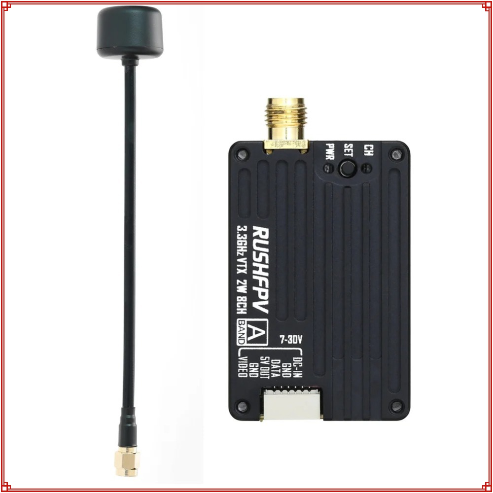 2026 Nieuwe RUSHFPV 3.3G 2W VT - Fpv Drone Receiver recensie en prijs